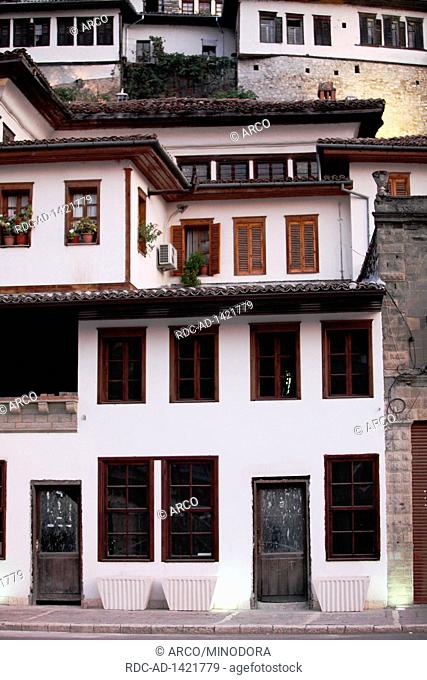 Mangalem, part of Berat, city of the thousand windows, Albania