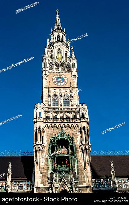 The New Town Hall, is a town hall at the northern part of Marienplatz in Munich, Bavaria, Germany. It hosts the city government including the city council and...
