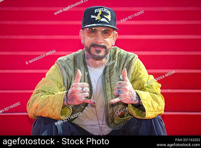 Cannes, France - October 17, 2022: MIPCOM / MIPJUNIOR with Backstreet Boys Bandmember AJ McLean (Alexander James). Mandoga Media Germany
