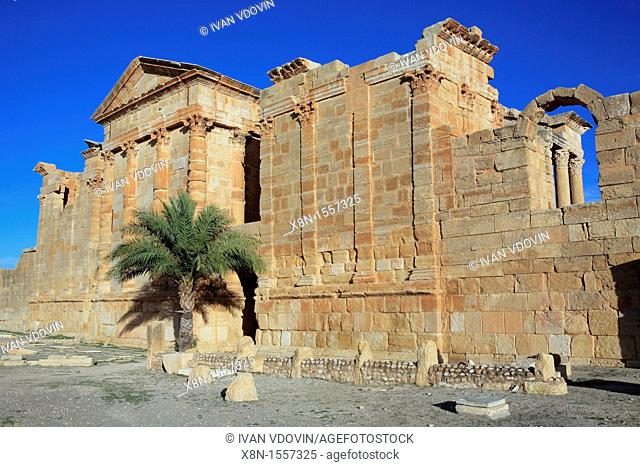 Main temple 2nd century, Sbeitla, Tunisia