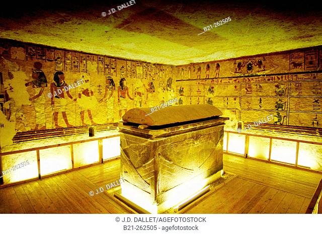 King Ay's tomb at Valley of the Kings. West Bank. Luxor. Egypt