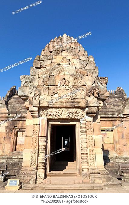 Main doorway to Prasat Hin Phanom Rung temple, Phanom Rung historical park, Buriram province, Thailand