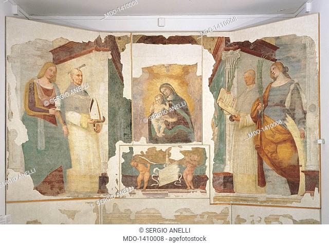 Madonna and Child with Saints Mary Magdalene, Ubald, Augustine of Hippo And Catherine (Madonna col Bambino tra i santi Maddalena, Ubaldo, Agostino e Caterina)