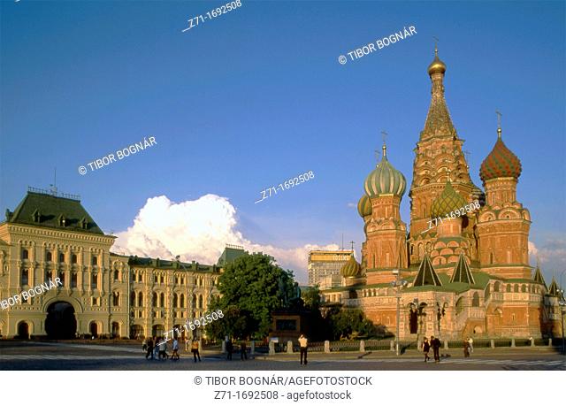 Russia, Moscow, Red Square, St Basil Cathedral