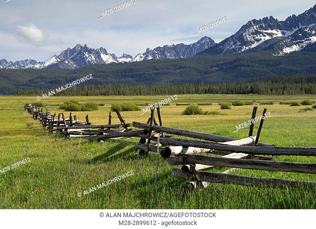 Stanley Basin in the Sawtooth Mountains, Sawtooth National Recreation Area Idaho