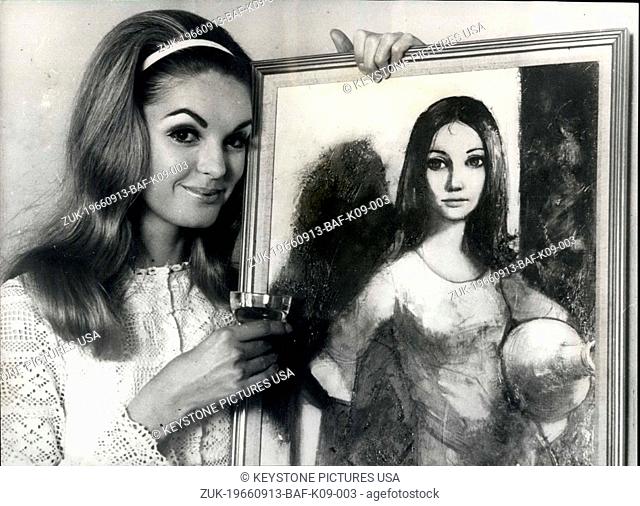 Sep. 13, 1966 - A Remarkable Coincidence. Look first at the eyes. In both the girl and the subject of the painting they are large
