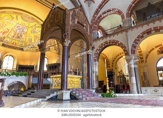 Basilica of Sant Ambrogio, Milan, Lombardy, Italy
