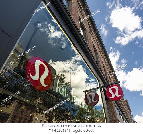 A Lululemon Athletica store in the trendy Meatpacking District in New York on Friday, August 25, 2017. Credit Suisse analyst Christian Buss is reported to have...