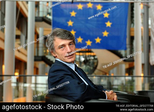 David Sassoli during the establishment of the new European Parliament, Strasbourg, FRANCE-14-07-2009