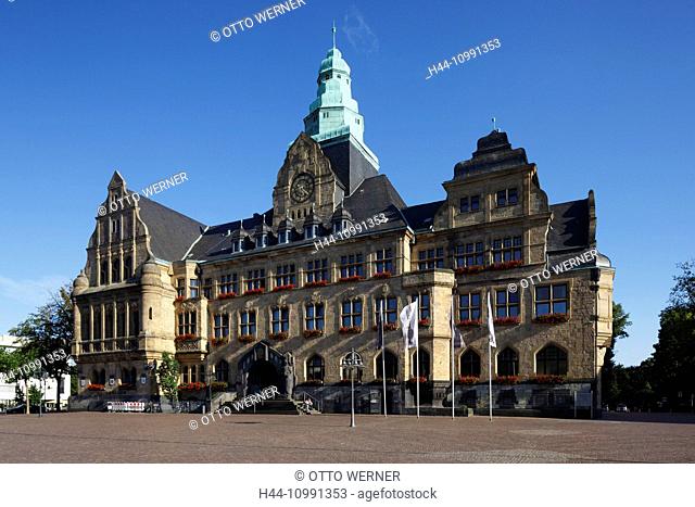 City hall in Recklinghausen, Ruhr area, North Rhine-Westphalia