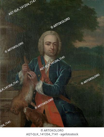 Portrait of Adriaen Caspar Parduyn, Councilor and Alderman of Middelburg, Son of Caspar Adriaen Parduyn and Maria van Citters, Philip van Dijk, 1735 - 1753
