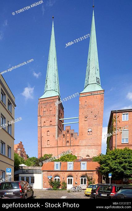 Luebeck Cathedral, Luebeck, Schleswig-Holstein, Germany, Europe