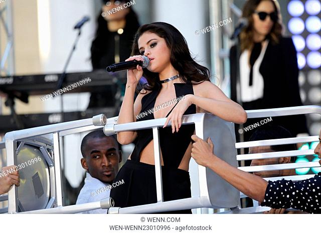 Selena Gomez performs Live on NBC's 'Today' show Featuring: Selena Gomez Where: New York, New York, United States When: 12 Oct 2015 Credit: WENN.com
