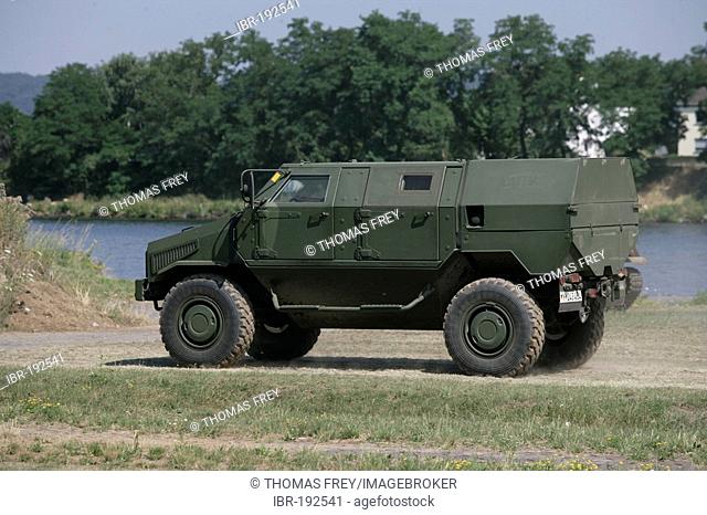 Mine-protected multi-purpose-transportation vehicle Dingo of the german army Bundeswehr