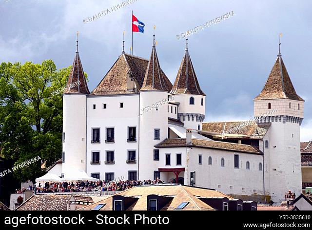 Nyon Castle (1272) - Swiss Cultural Property of National Significance, Castle was originally fortified house built by Cossonay-Prangins family