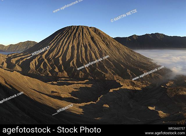 Indonesia, Jave, View of Bromo volcano at Java
