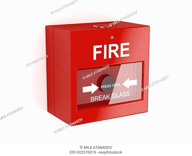 Red fire alarm