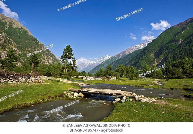 Chitkul Landscape Himachal Pradesh India