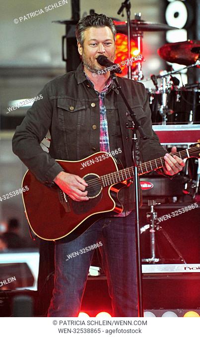 The Today Show Halloween in NYC Featuring: Blake Shelton Where: NYC, New York, United States When: 31 Oct 2017 Credit: Patricia Schlein/WENN.com