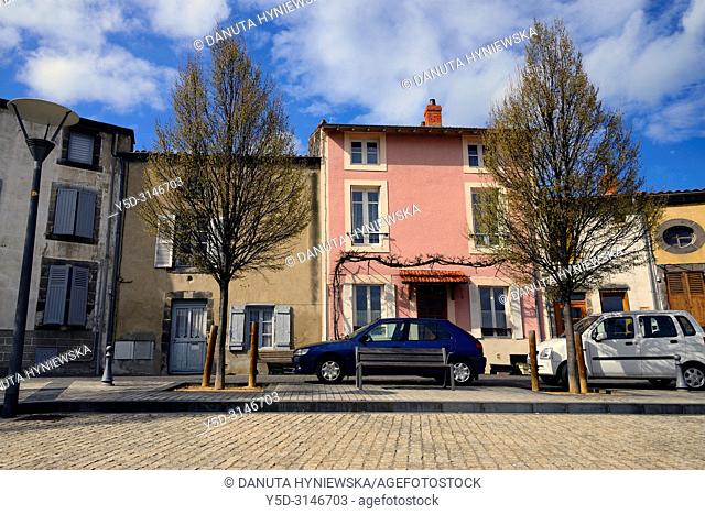 Place Marcel Sembat, old town of Montferrand - district of Clermont-Ferrand, Clermont-Ferrand, Puy-de-Dôme, Auvergne, Auvergne-Rhône-Alpes, France, Europe