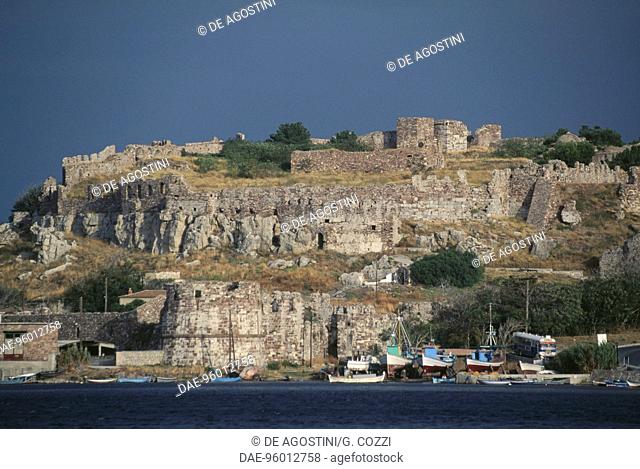 Mytilene fortress, Lesbos, Greece, 14th-17th century