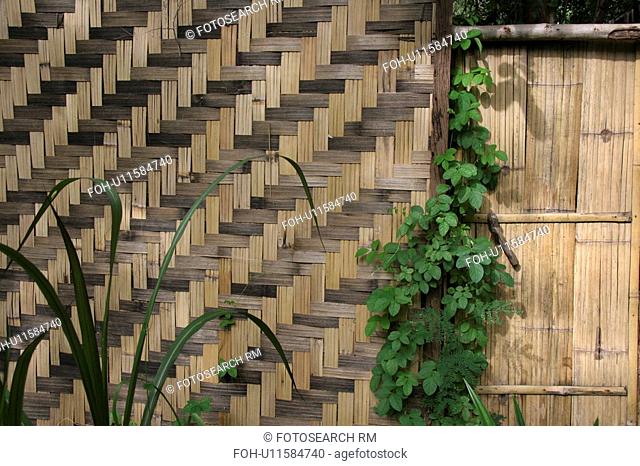 bamboo, pattern, woven, thailand, nature, background