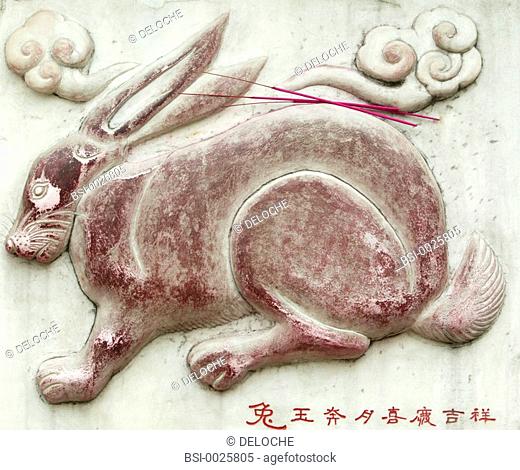ZODIAC<BR>Chinese zodiac sign - the Rabbit