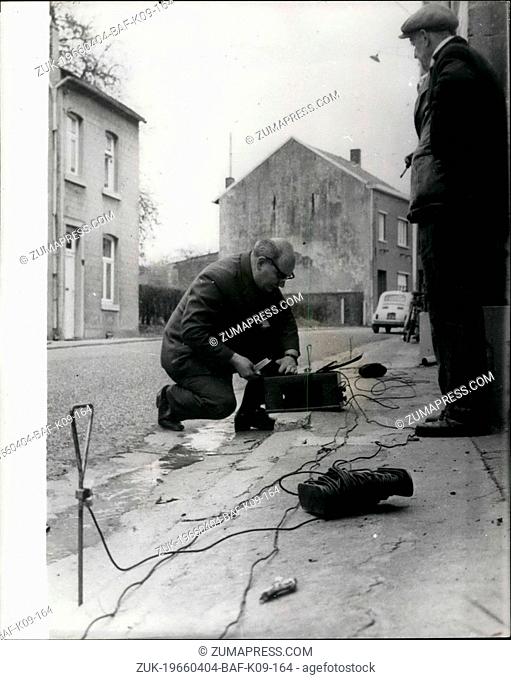 Apr. 04, 1966 - Mushroom Growers Live In Fear: Inhabitants of the villages, Zichen, Zussen and Bolder, near the Dutch town of Masstricht