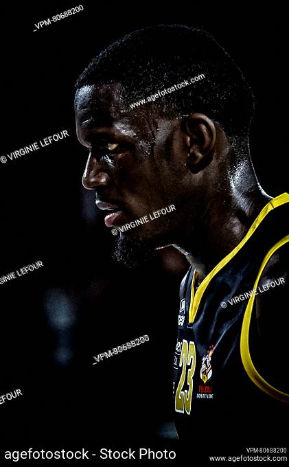 Oostende's Damien Jefferson pictured during a basketball match between Spirou Charleroi and BC Oostende, Friday 24 November 2023 in Charleroi