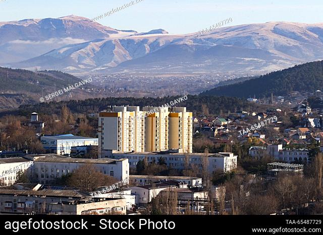 RUSSIA, SIMFEROPOL - DECEMBER 5, 2023: A panoramic view shows the capital of Crimea. Sergei Malgavko/TASS