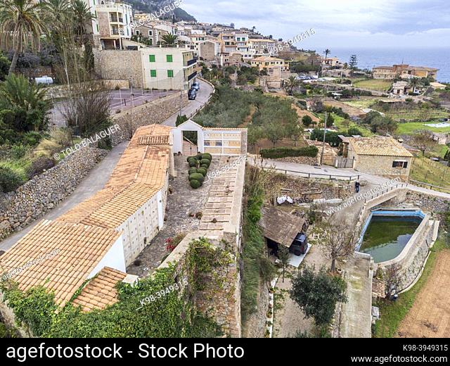 terraces for agriculture, Banyalbufar, Mallorca, Balearic Islands, Spain
