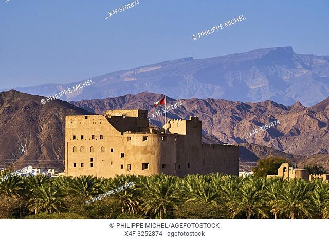 Sultanat d'Oman, région de Al-Dakhiliyah, montagnes du Hajar occidental, château de Jabrin /Sultanate of Oman, Ad-Dakhiliyah Region