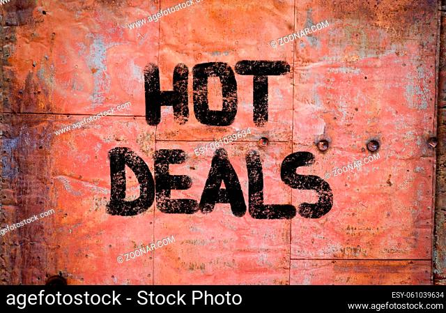 Hot Deals Concept