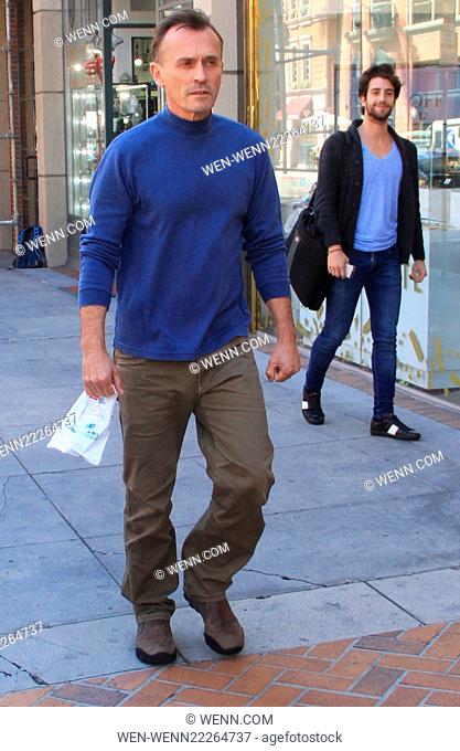 Prison Break star Robert Knepper goes shopping in Beverly Hills Featuring: Robert Knepper Where: Los Angeles, California