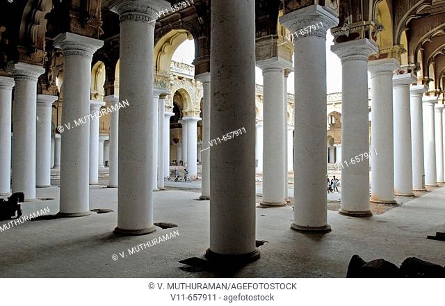 Thirumalai Nayak Palace was built by King Thirumalai Nayak, one of the Madurai Nayak rulers in 1636 AD in the city of Madurai, India