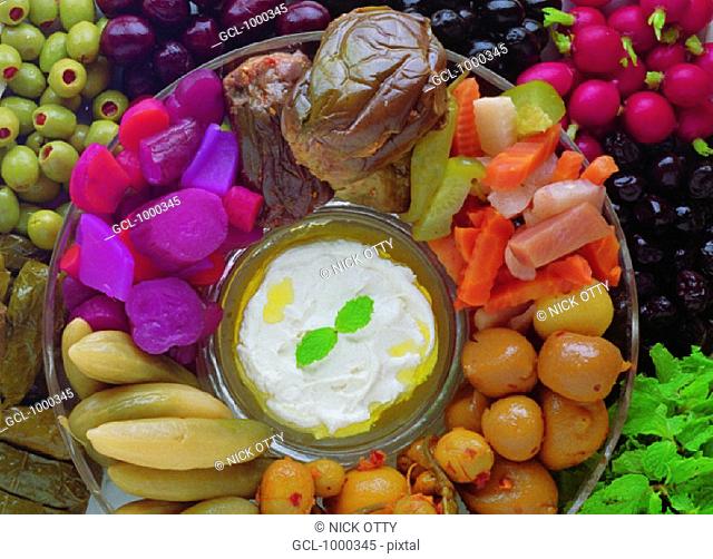 Pickled vegetables - Arabian appetizers