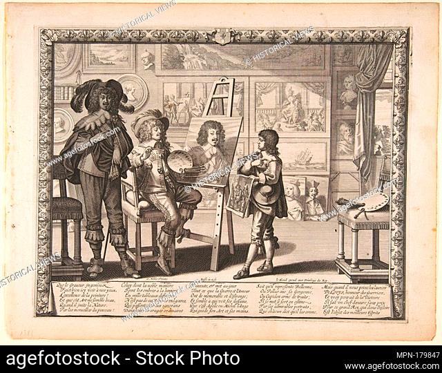 The Painter. Artist: Abraham Bosse (French, Tours 1602/1604-1676 Paris); Publisher: Jean I Leblond (French, ca. 1590-1666 Paris); Date: ca