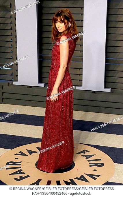 Ana de Armas attending the 2018 Vanity Fair Oscar Party hosted by Radhika Jones at Wallis Annenberg Center for the Performing Arts on March 4