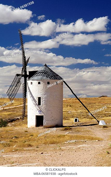 Campo de Criptana, Castilla-La Mancha, Spain, A windmills of Don Quixote