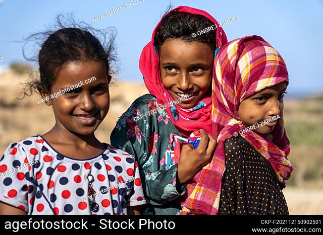 Poor but happy children on island Socotra, Yemen, October 18, 2021. (CTK Photo/Ondrej Zaruba)