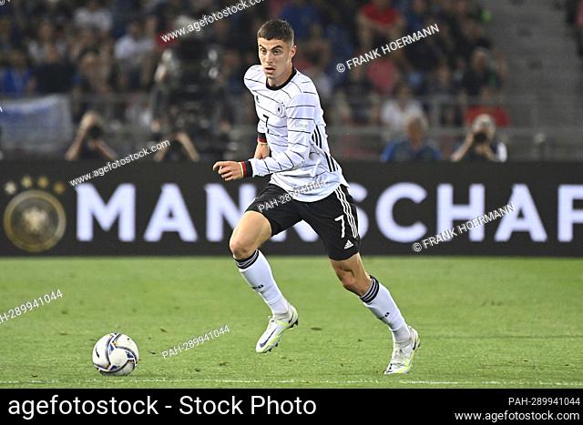 Kai HAVERTZ (GER), action, single action, single image, cut out, full body shot, full figure Soccer UEFA Nations League, group phase 1st matchday Italy (ITA) -...