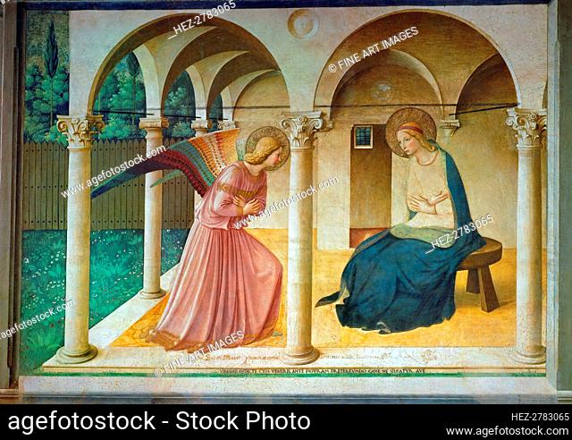 The Annunciation. Creator: Angelico, Fra Giovanni, da Fiesole (ca. 1400-1455)