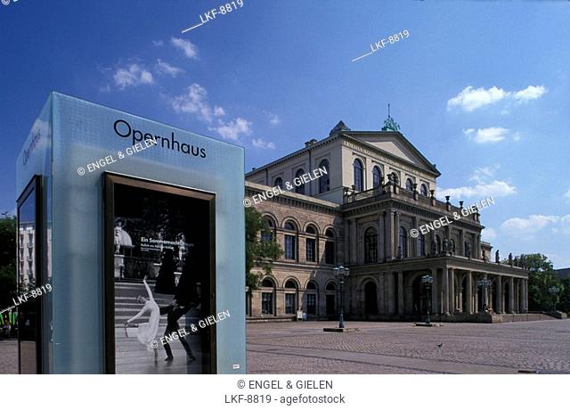Opera house, Hannover, Lower Saxony, Germany