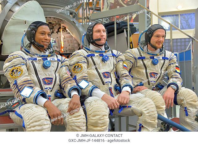 At the Gagarin Cosmonaut Training Center in Star City, Russia, Expedition 54-55 backup crewmembers Jeanette Epps of NASA (left)