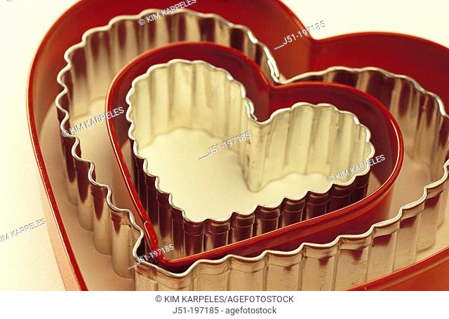 Heart shaped biscuit cutters