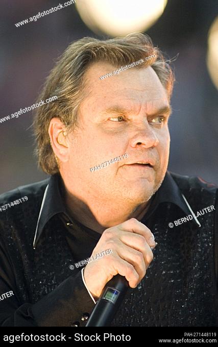 Saenger Meat Loaf has died at the age of 74. archive photo; Performance by MEAT LOAF on the occasion of the Football NFL Europe Finale World Bowl in...
