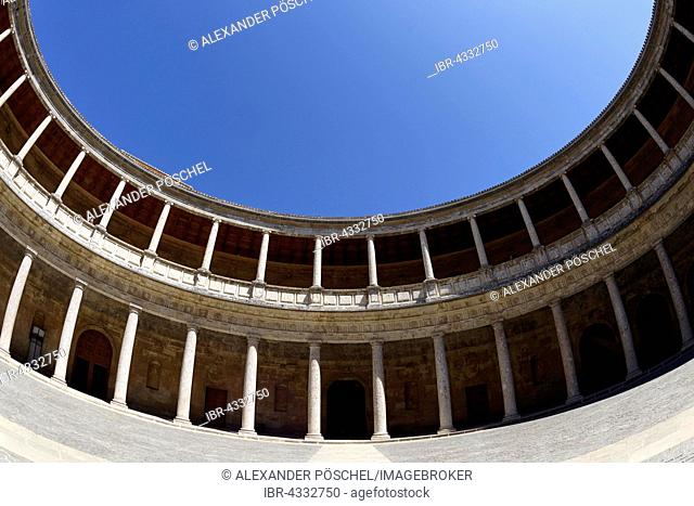 Alhambra Palace, interior, Realejo-San Matías, Granada province, Andalucía, Spain