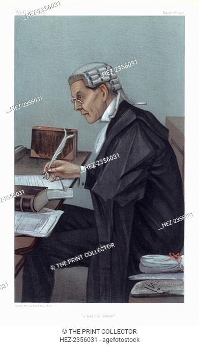 'A Radical Lawyer', 1902. John Lawson Walton KC MP, British barrister and politician. Walton served as Attorney General from 1905-1908