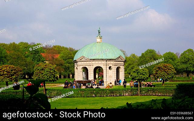 Germany travel temple of diana english garden royal park munich bavaria