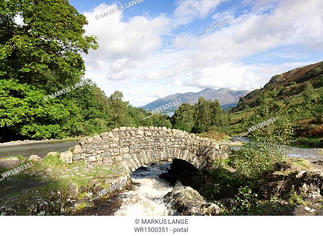 Ashness Bridge, Lake District National Park, Cumbria, England, United Kingdom, Europe